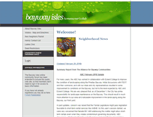 Tablet Screenshot of bayway.org
